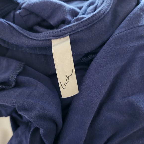 Lush Empire Waist Dress - Blue - Small - Picture 4 of 4